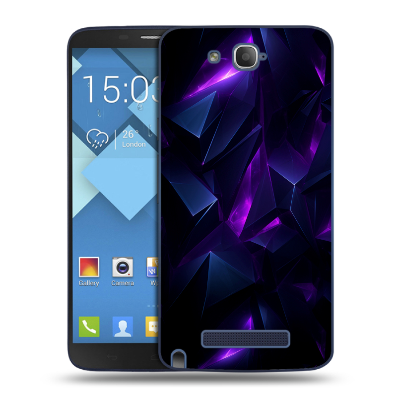 Пластиковый чехол на Alcatel One Touch Hero с принтом Абстракиция Пластиковый чехол на Alcatel One Touch Hero с принтом Абстракиция