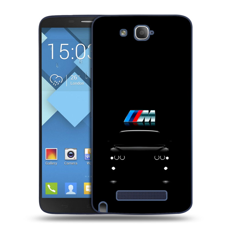 Пластиковый чехол на Alcatel One Touch Hero с принтом БМВ BMW Пластиковый чехол на Alcatel One Touch Hero с принтом БМВ BMW