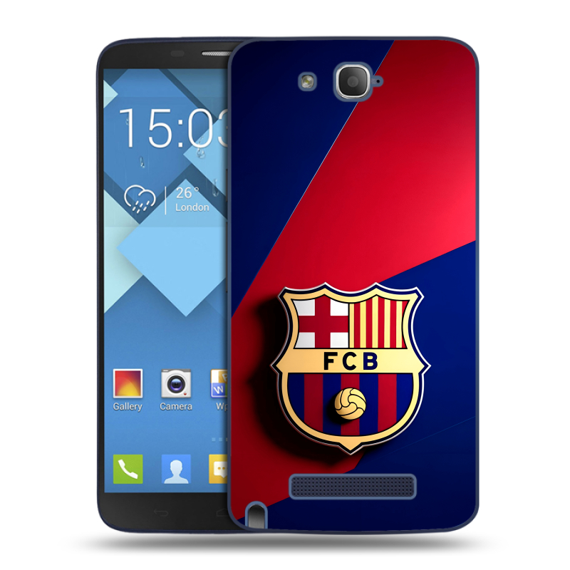 Пластиковый чехол на Alcatel One Touch Hero с принтом Барселона Barcelona Пластиковый чехол на Alcatel One Touch Hero с принтом Барселона Barcelona