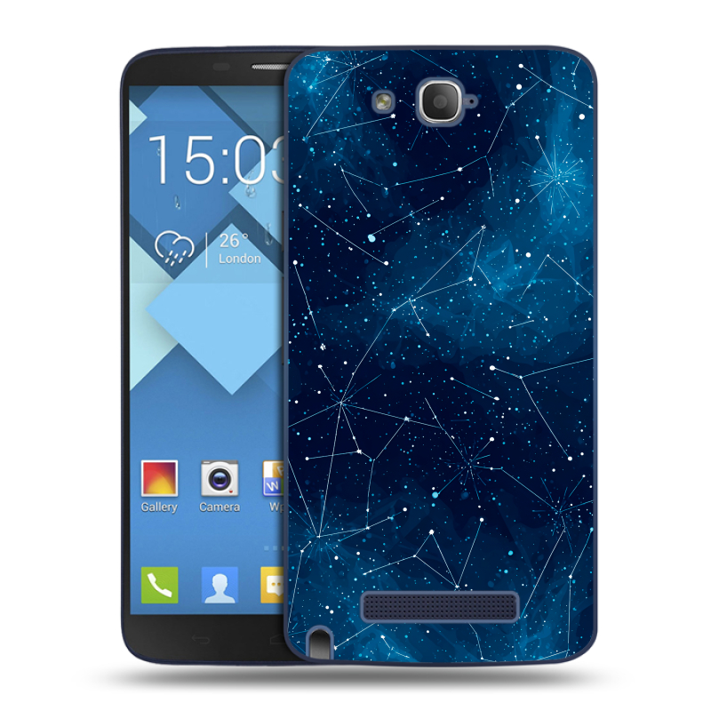 Пластиковый чехол на Alcatel One Touch Hero с принтом Космос звезды Пластиковый чехол на Alcatel One Touch Hero с принтом Космос звезды