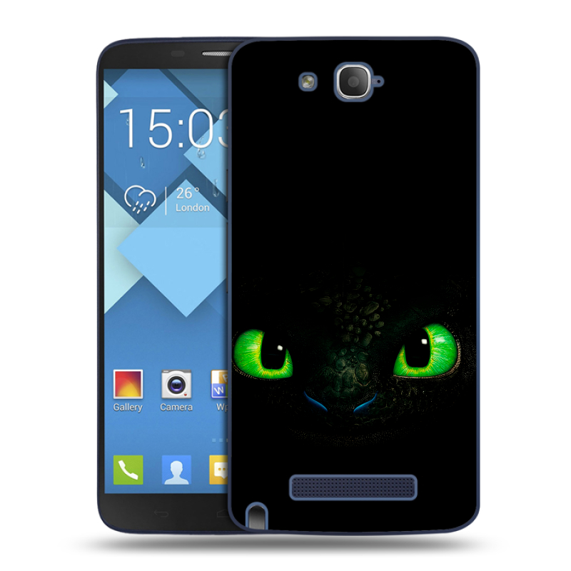 Пластиковый чехол на Alcatel One Touch Hero с принтом Как приручить дракона Пластиковый чехол на Alcatel One Touch Hero с принтом Как приручить дракона