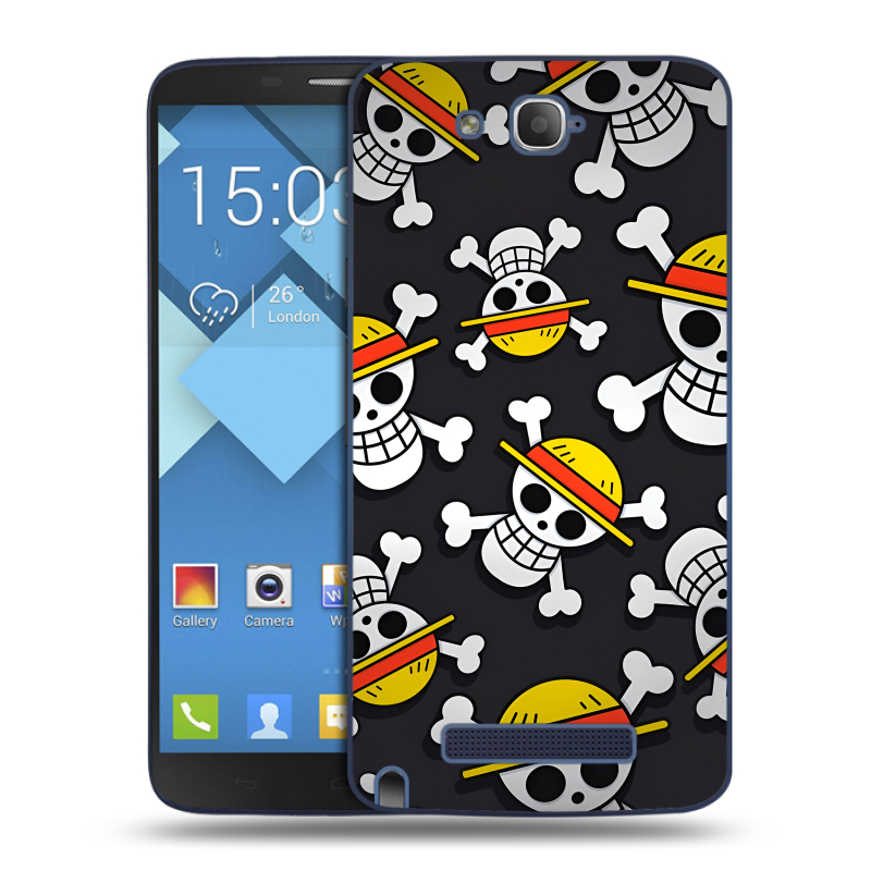 Пластиковый чехол на Alcatel One Touch Hero с принтом One Piece Ван Пис Пластиковый чехол на Alcatel One Touch Hero с принтом One Piece Ван Пис