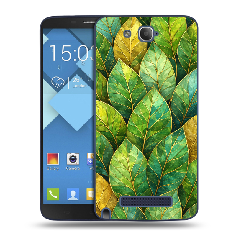 Пластиковый чехол на Alcatel One Touch Hero с принтом женский Пластиковый чехол на Alcatel One Touch Hero с принтом женский