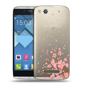 Пластиковый чехол на Alcatel One Touch Idol Alpha с принтом Ветка сакуры Пластиковый чехол на Alcatel One Touch Idol Alpha с принтом Ветка сакуры