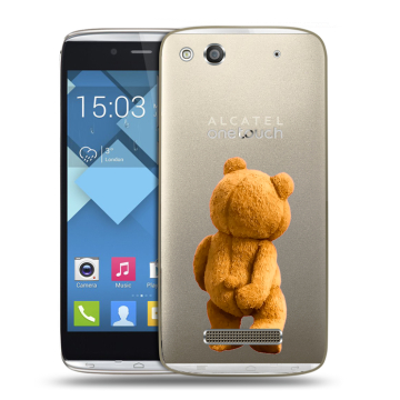Пластиковый чехол на Alcatel One Touch Idol Alpha с принтом Медведь Пластиковый чехол на Alcatel One Touch Idol Alpha с принтом Медведь