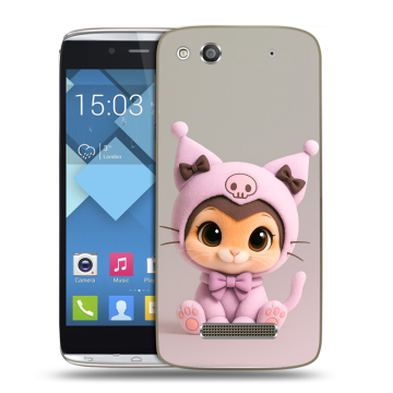 Пластиковый чехол на Alcatel One Touch Idol Alpha с принтом Куроми Kuromi Пластиковый чехол на Alcatel One Touch Idol Alpha с принтом Куроми Kuromi