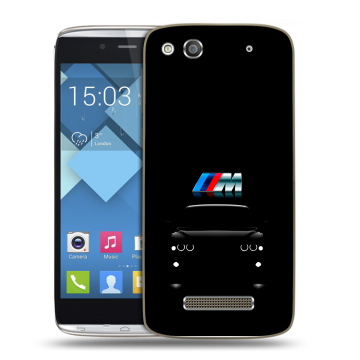 Пластиковый чехол на Alcatel One Touch Idol Alpha с принтом БМВ BMW Пластиковый чехол на Alcatel One Touch Idol Alpha с принтом БМВ BMW