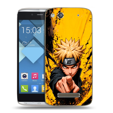 Пластиковый чехол на Alcatel One Touch Idol Alpha с принтом Naruto Наруто Пластиковый чехол на Alcatel One Touch Idol Alpha с принтом Naruto Наруто