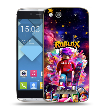 Пластиковый чехол на Alcatel One Touch Idol Alpha с принтом Roblox Роблокс Пластиковый чехол на Alcatel One Touch Idol Alpha с принтом Roblox Роблокс