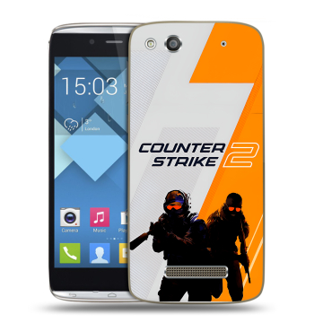 Пластиковый чехол на Alcatel One Touch Idol Alpha с принтом Counter Strike Пластиковый чехол на Alcatel One Touch Idol Alpha с принтом Counter Strike