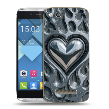 Пластиковый чехол на Alcatel One Touch Idol Alpha с принтом Y2K Пластиковый чехол на Alcatel One Touch Idol Alpha с принтом Y2K