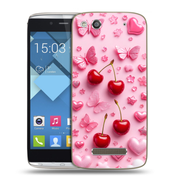 Пластиковый чехол на Alcatel One Touch Idol Alpha с принтом для девочек Пластиковый чехол на Alcatel One Touch Idol Alpha с принтом для девочек
