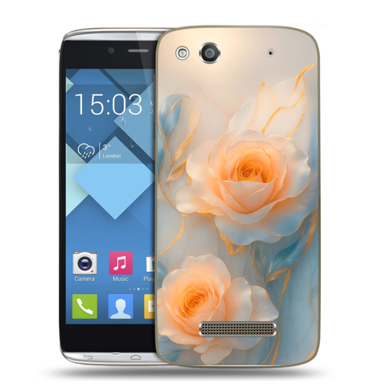 Пластиковый чехол на Alcatel One Touch Idol Alpha с принтом Женский Пластиковый чехол на Alcatel One Touch Idol Alpha с принтом Женский