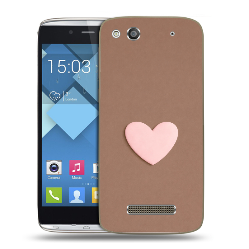 Пластиковый чехол на Alcatel One Touch Idol Alpha с принтом женский Пластиковый чехол на Alcatel One Touch Idol Alpha с принтом женский
