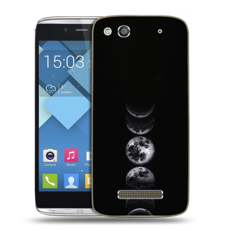 Пластиковый чехол на Alcatel One Touch Idol Alpha с принтом женский Пластиковый чехол на Alcatel One Touch Idol Alpha с принтом женский