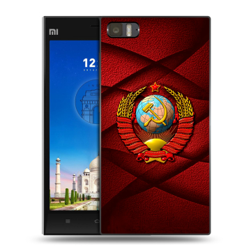Пластиковый чехол на Xiaomi MI3 с принтом Герб СССР Пластиковый чехол на Xiaomi MI3 с принтом Герб СССР