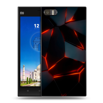 Пластиковый чехол на Xiaomi MI3 с принтом Яркие абстракции Пластиковый чехол на Xiaomi MI3 с принтом Яркие абстракции