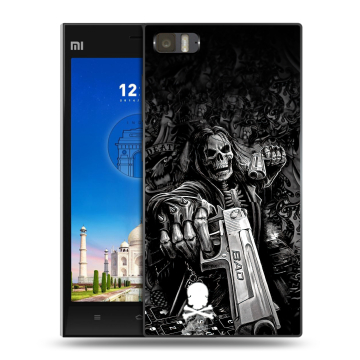 Пластиковый чехол на Xiaomi MI3 с принтом Скелет Пластиковый чехол на Xiaomi MI3 с принтом Скелет