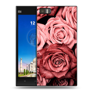 Пластиковый чехол на Xiaomi MI3 с принтом Цветы розы Пластиковый чехол на Xiaomi MI3 с принтом Цветы розы