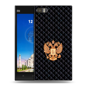Пластиковый чехол на Xiaomi MI3 с принтом Герб России принт Пластиковый чехол на Xiaomi MI3 с принтом Герб России принт