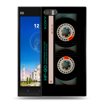 Пластиковый чехол на Xiaomi MI3 с принтом Кассета Пластиковый чехол на Xiaomi MI3 с принтом Кассета