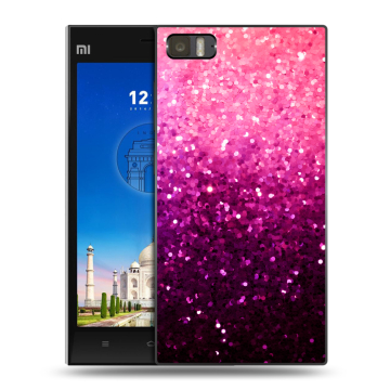 Пластиковый чехол на Xiaomi MI3 с принтом Блестки