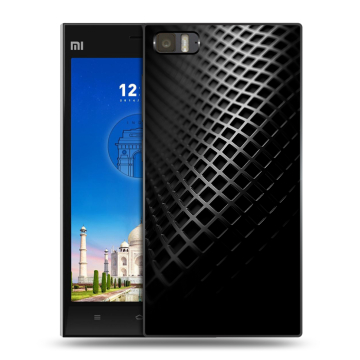 Пластиковый чехол на Xiaomi MI3 с принтом Текстура металла Пластиковый чехол на Xiaomi MI3 с принтом Текстура металла