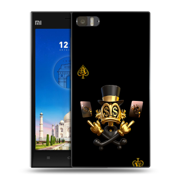 Пластиковый чехол на Xiaomi MI3 с принтом Золотой скрудж макдак Пластиковый чехол на Xiaomi MI3 с принтом Золотой скрудж макдак