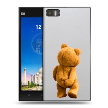 Пластиковый чехол на Xiaomi MI3 с принтом Медведь Пластиковый чехол на Xiaomi MI3 с принтом Медведь