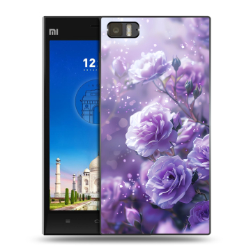 Пластиковый чехол на Xiaomi MI3 с принтом Розы цветы
