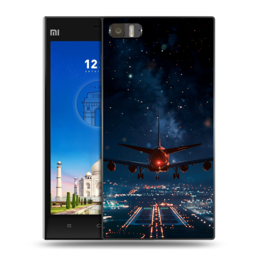 Пластиковый чехол на Xiaomi MI3 с принтом самолет Пластиковый чехол на Xiaomi MI3 с принтом самолет
