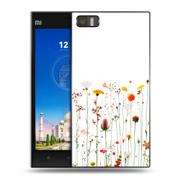 Пластиковый чехол на Xiaomi MI3 с принтом цветы Пластиковый чехол на Xiaomi MI3 с принтом цветы