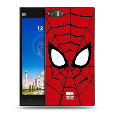 Пластиковый чехол на Xiaomi MI3 с принтом человек паук spiderman