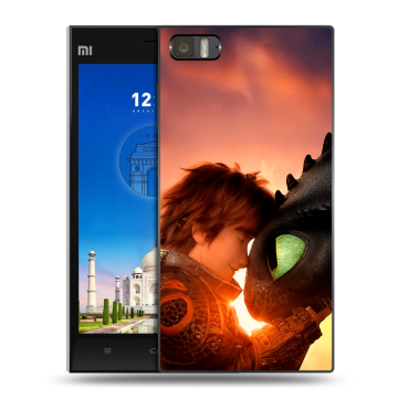 Пластиковый чехол на Xiaomi MI3 с принтом Как приручить дракона Пластиковый чехол на Xiaomi MI3 с принтом Как приручить дракона