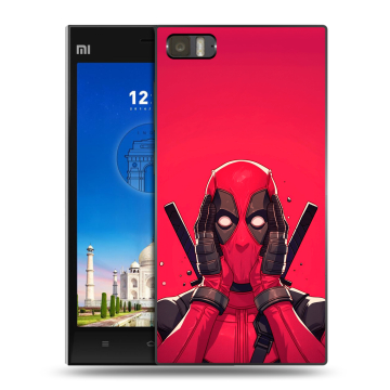 Пластиковый чехол на Xiaomi MI3 с принтом Дедпул Deadpool Пластиковый чехол на Xiaomi MI3 с принтом Дедпул Deadpool
