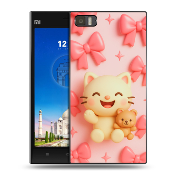 Пластиковый чехол на Xiaomi MI3 с принтом для девочек