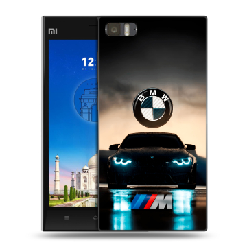 Пластиковый чехол на Xiaomi MI3 с принтом БМВ BMW