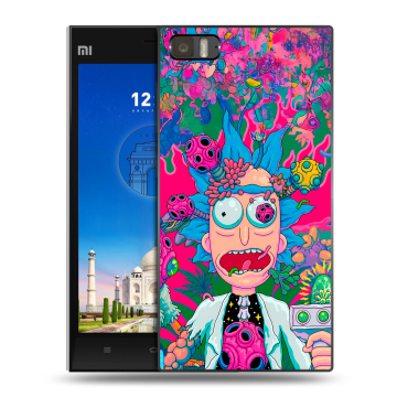 Пластиковый чехол на Xiaomi MI3 с принтом Рик и Морти Rick Morty Пластиковый чехол на Xiaomi MI3 с принтом Рик и Морти Rick Morty