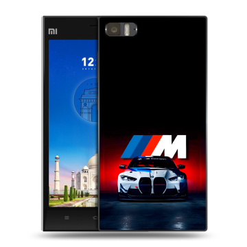 Пластиковый чехол на Xiaomi MI3 с принтом БМВ BMW