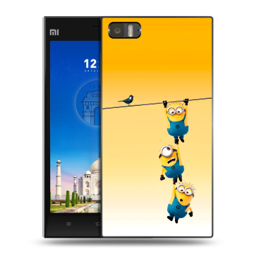 Пластиковый чехол на Xiaomi MI3 с принтом Миньоны Пластиковый чехол на Xiaomi MI3 с принтом Миньоны
