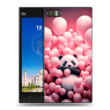 Пластиковый чехол на Xiaomi MI3 с принтом Панда Пластиковый чехол на Xiaomi MI3 с принтом Панда