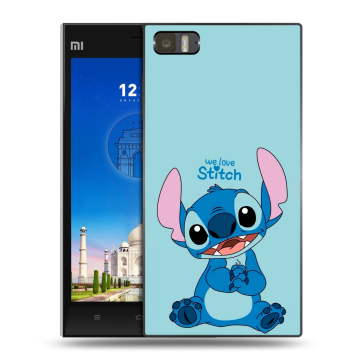 Пластиковый чехол на Xiaomi MI3 с принтом Лило и Стич Пластиковый чехол на Xiaomi MI3 с принтом Лило и Стич