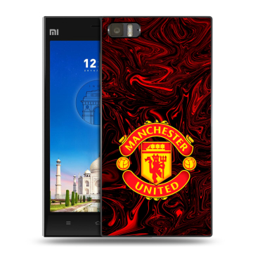 Пластиковый чехол на Xiaomi MI3 с принтом Manchester United Пластиковый чехол на Xiaomi MI3 с принтом Manchester United