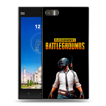 Пластиковый чехол на Xiaomi MI3 с принтом PUGB ПАГБ Пластиковый чехол на Xiaomi MI3 с принтом PUGB ПАГБ