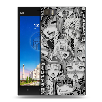 Пластиковый чехол на Xiaomi MI3 с принтом Ahegao Ахегао Аниме Пластиковый чехол на Xiaomi MI3 с принтом Ahegao Ахегао Аниме