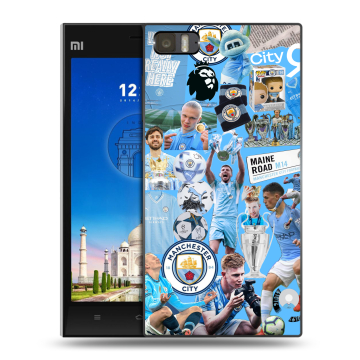 Пластиковый чехол на Xiaomi MI3 с принтом Man City Манчестер Сити Пластиковый чехол на Xiaomi MI3 с принтом Man City Манчестер Сити