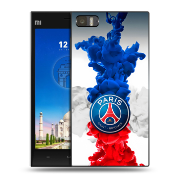 Пластиковый чехол на Xiaomi MI3 с принтом PSG ПСЖ Пластиковый чехол на Xiaomi MI3 с принтом PSG ПСЖ