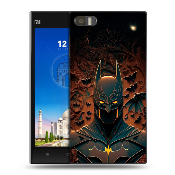 Пластиковый чехол на Xiaomi MI3 с принтом Batman Бэтмен Пластиковый чехол на Xiaomi MI3 с принтом Batman Бэтмен