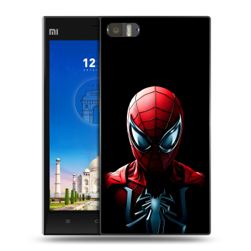 Пластиковый чехол на Xiaomi MI3 с принтом Spiderman Человек паук Пластиковый чехол на Xiaomi MI3 с принтом Spiderman Человек паук