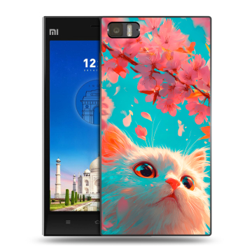 Пластиковый чехол на Xiaomi MI3 с принтом Красивый кот Пластиковый чехол на Xiaomi MI3 с принтом Красивый кот